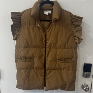 BUCKETLIST Tan Puffer Vest